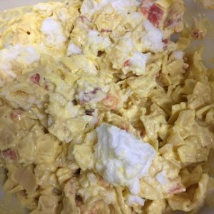 schinken fleckerl eischnee